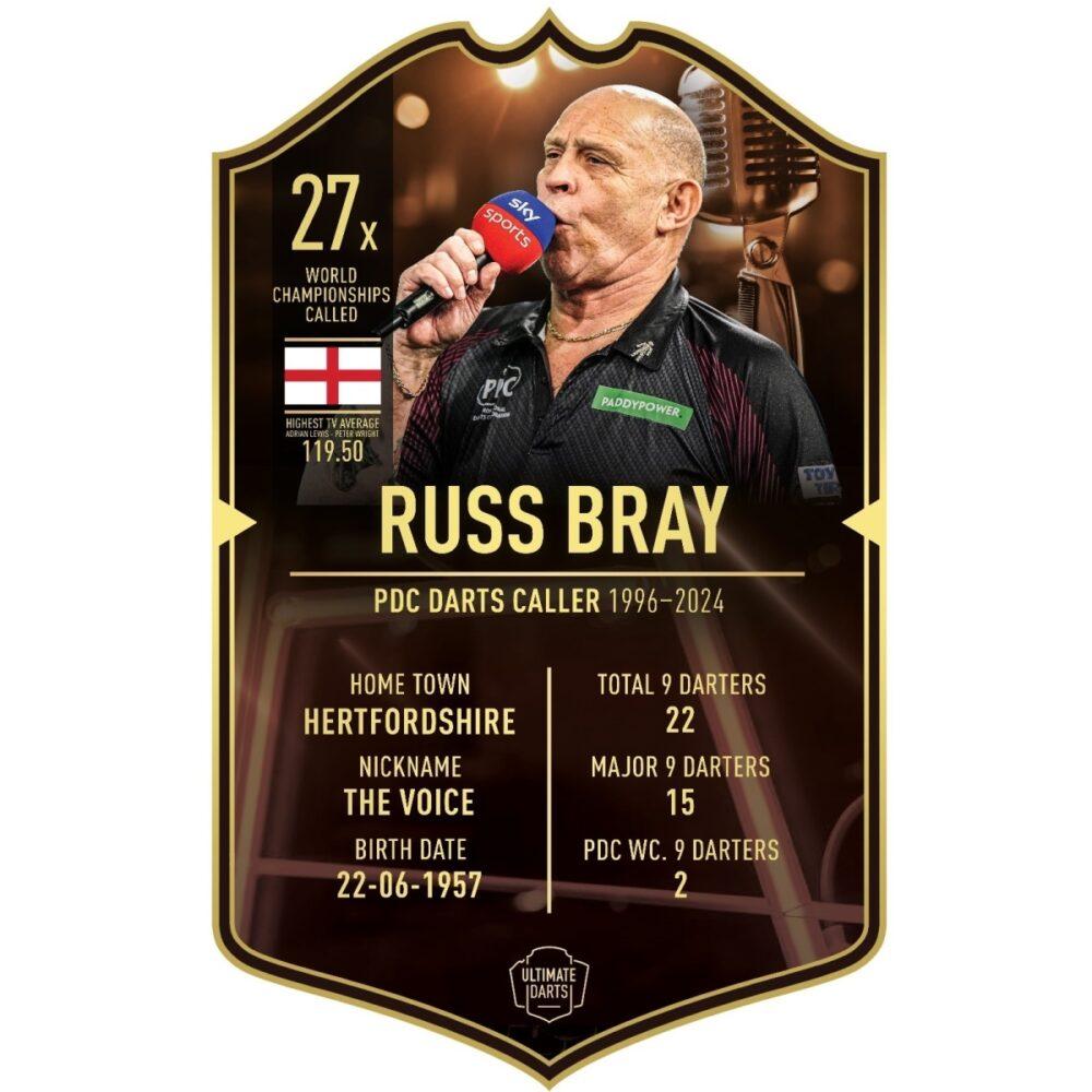 Ultimate Darts Card Russ Bray