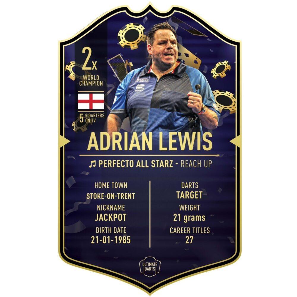 Ultimate Darts Card Adrian Lewis