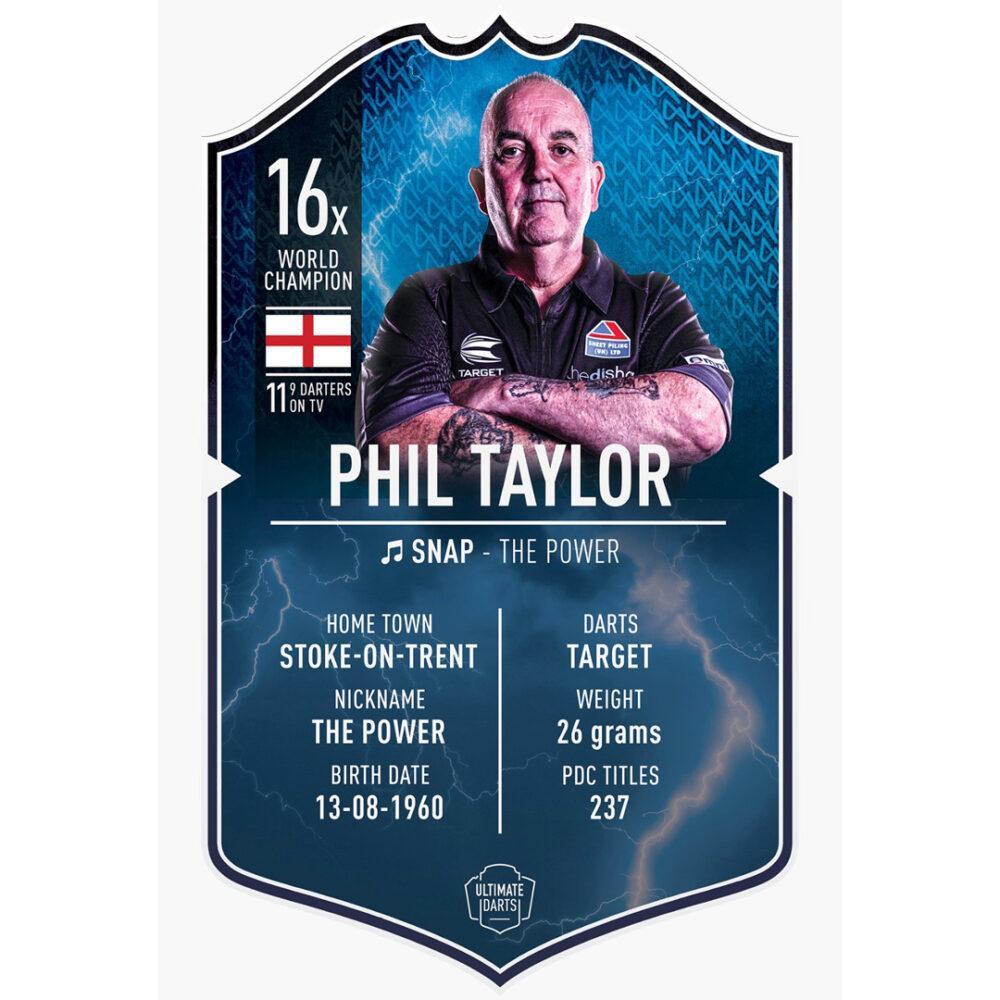 Ultimate Darts Card Phil Taylor