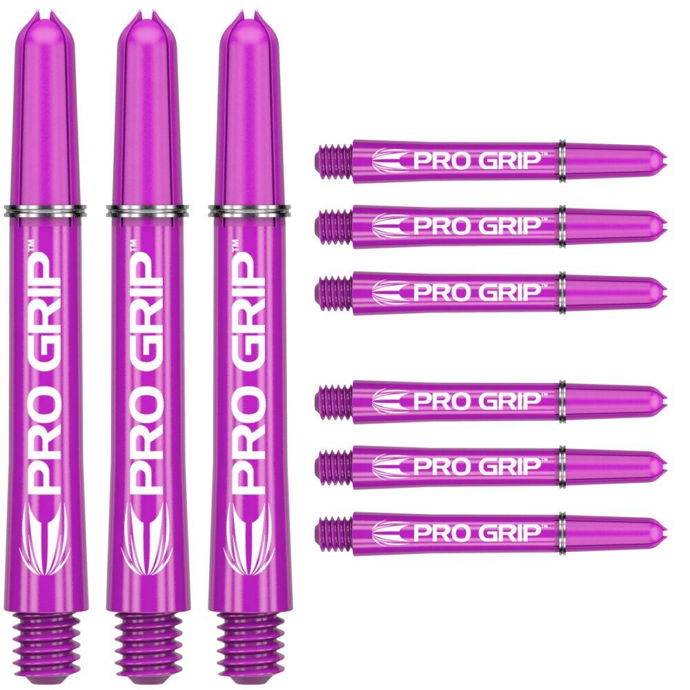 Target Pro Grip 3 Set Purple - Dart Shafts