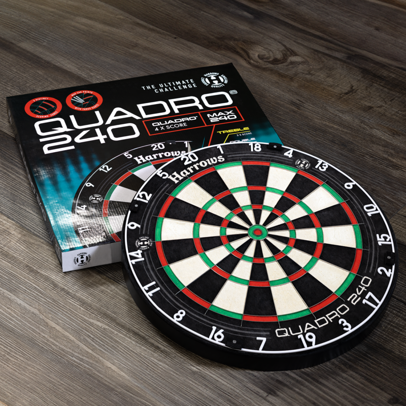 Harrows Quadro 240 Dartboard - Afbeelding 8