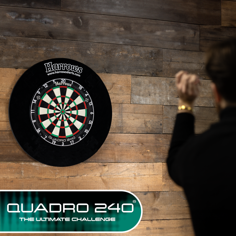 Harrows Quadro 240 Dartboard - Afbeelding 5