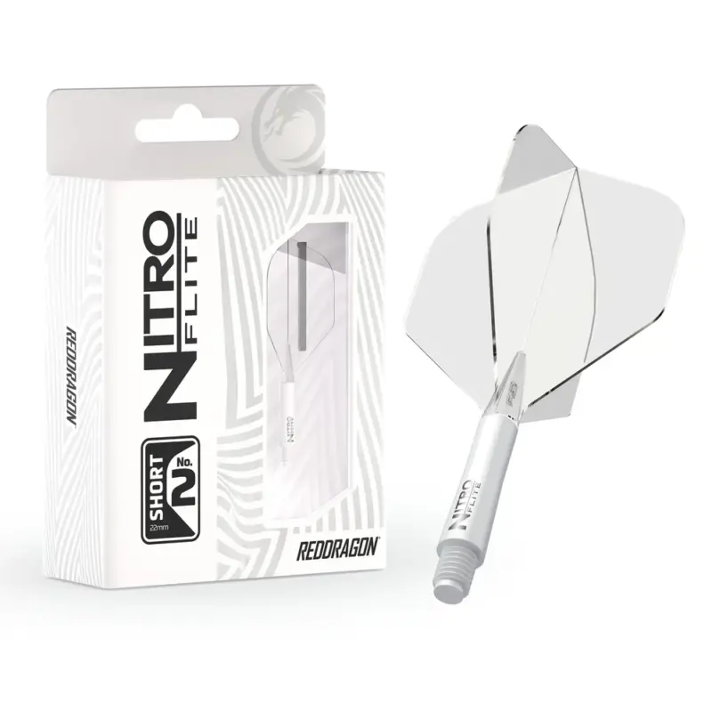 RD Nitro Dart Flite White/Clear