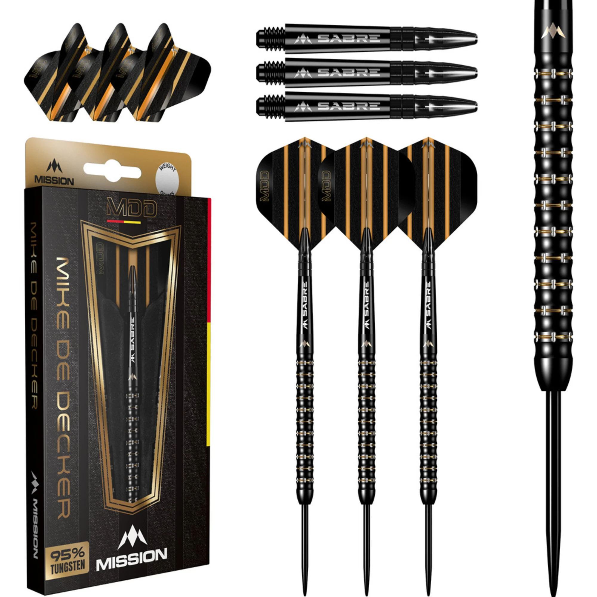 Mission Mike De Decker Black&Gold PVD 95% - Afbeelding 3