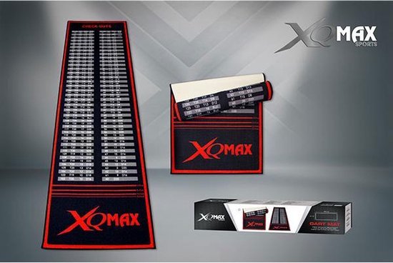 XQmax Dartmat Black/Red 80x285 cm